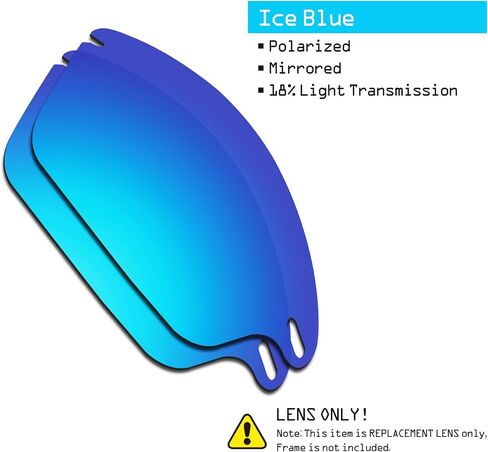SmartVLT Men's Replacement Lenses for Oakley Fast Jacket OO9097 Sunglass - More Options in Saudi Arabia