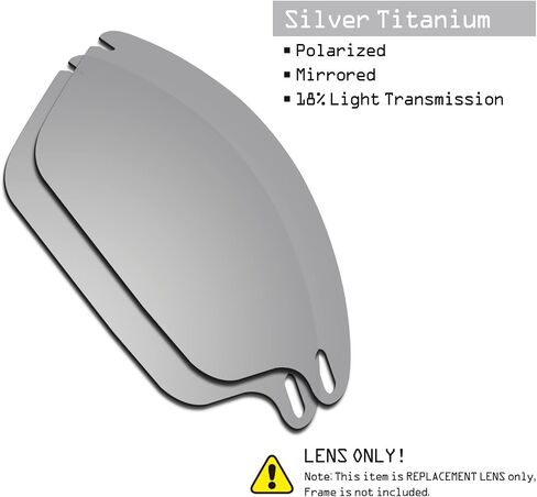 SmartVLT Men's Replacement Lenses for Oakley Fast Jacket OO9097 Sunglass - More Options in Saudi Arabia