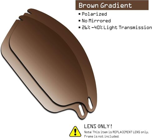 SmartVLT Men's Replacement Lenses for Oakley Fast Jacket OO9097 Sunglass - More Options in Saudi Arabia