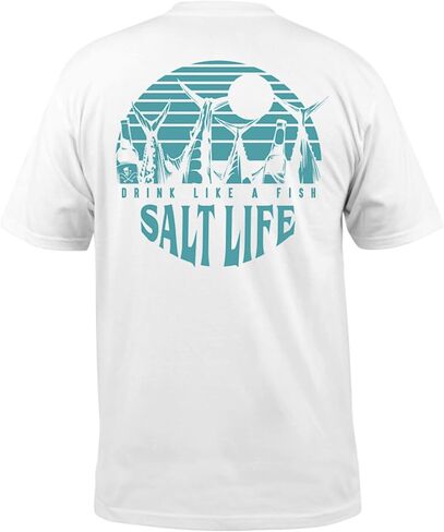 Salt Life Men's Drink Like a Fish Short Sleeve Crew Neck Tee in Saudi Arabia