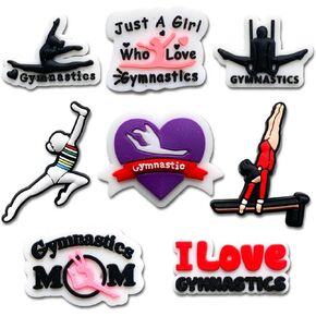 Sports Shoe Charms for Croc Clog Sandals, Basketball Baseball Softball Soccer Running Gym Ballet Cheer Gymnast Decoration Charms for Adults Men Women Party Favor