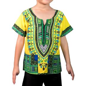 KlubKool Kids Dashiki Shirt Tribal African Children Boys Girls Shirts in Saudi Arabia