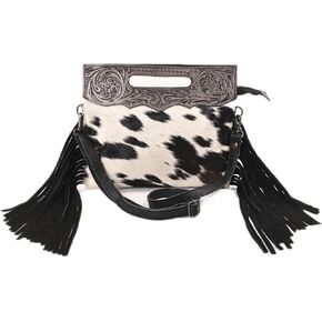 Merbaa Women Natural Cowhide Leather Crossbody Sling Bag With Adjustable Detachable Strap | Shoulder Bag | Handbag