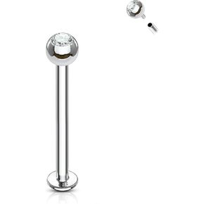 Mooncrush مجوهرات الحد الأدنى G23 الصلبة التيتانيوم الغضروف أقراط 16 جرام داخليا الخيوط اللولب أقراط الزنمة ميدوسا ثقب المجوهرات in Kuwait