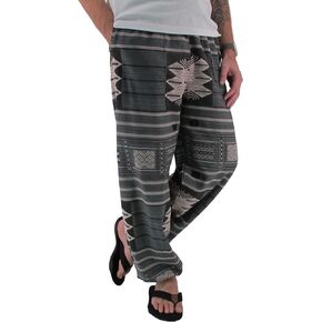 Love Quality Baggy Pants Men's One Size Printed 100% Cotton Harem Pants Hippie Boho