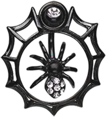 الإلهام Dezigns Spider في حلقة زر البطن المتلألئة على شبكة الإنترنت in Kuwait