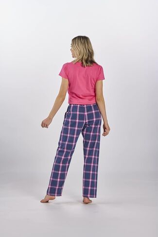 Phi Mu Flannel Pajama Pants - Sorority Sleepwear - Pink Plaid Pjs Sleep Bottoms - Pledge Gift in Saudi Arabia