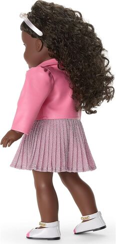 American Girl Truly Me 18-inch Doll Celebrity Chic Outfit with Jacket, Top, Skirt, Flats, and Ankle Straps, for Ages 6+ in Saudi Arabia