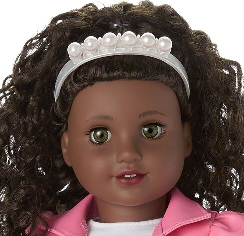American Girl Truly Me 18-inch Doll Celebrity Chic Outfit with Jacket, Top, Skirt, Flats, and Ankle Straps, for Ages 6+ in Saudi Arabia