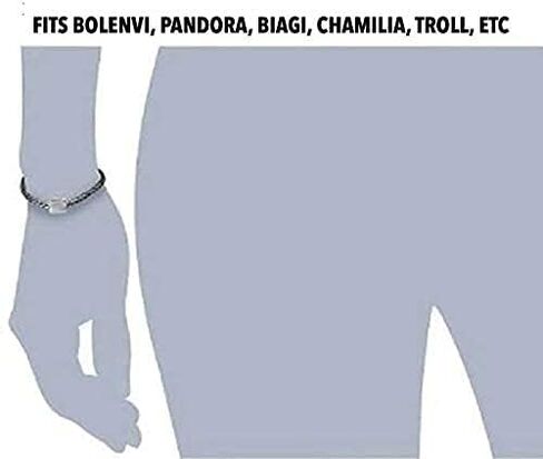 Cancer Ribbon Love Hope Strength 925 Sterling Silver Charms Beads Pendants for Pandora Bracelets & Necklaces Etc in Saudi Arabia