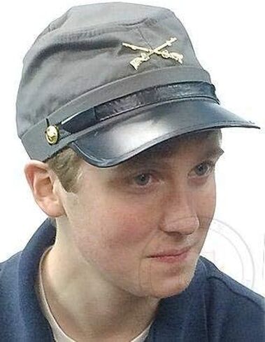 Civil War Confederate Grey Kepi Hat-Army Toys in Saudi Arabia