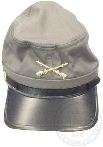 Civil War Confederate Grey Kepi Hat-Army Toys in Saudi Arabia