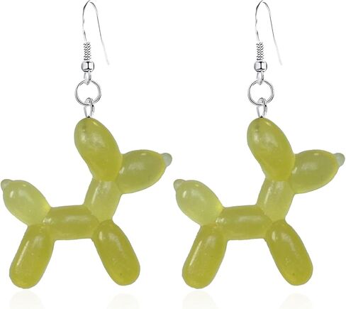 Resin Sweet Dog Dangle Earrings Drop Animal Jewelry For Women Girl Gift Charm Accessories in Saudi Arabia