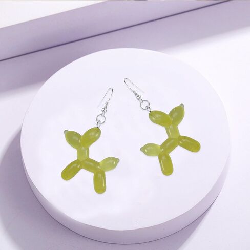 Resin Sweet Dog Dangle Earrings Drop Animal Jewelry For Women Girl Gift Charm Accessories in Saudi Arabia