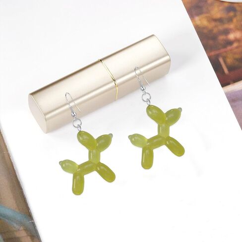 Resin Sweet Dog Dangle Earrings Drop Animal Jewelry For Women Girl Gift Charm Accessories in Saudi Arabia