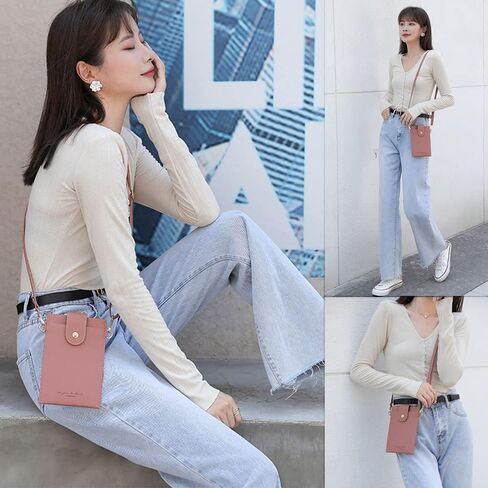 Valentoria Womens Crossbody Cellphone Bag Small Shoulder Purse Card Wallet Satchel Pouch in Saudi Arabia