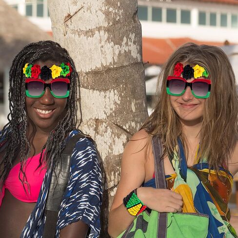 Juneteenth African Jewelry for Women, Juneteenth Bracelets Earrings Crown Sunglasses Decorations, Bead Bracelet Headband Queen Earrings Sunglasses, Freedom African Accessories Parade Party Supplies in Kuwait
