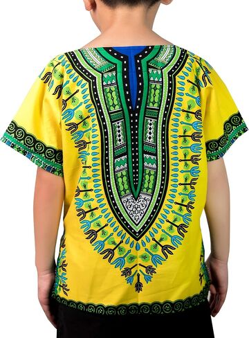 KlubKool Kids Dashiki Shirt Tribal African Children Boys Girls Shirts in Saudi Arabia