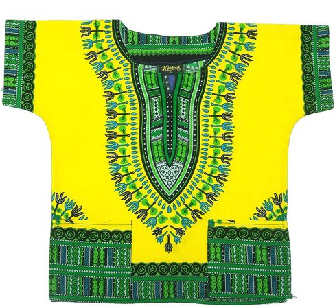 KlubKool Kids Dashiki Shirt Tribal African Children Boys Girls Shirts in Saudi Arabia