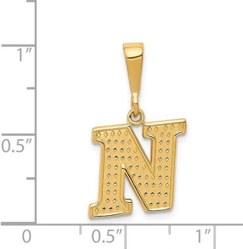 Jewels By Lux Solid 14K Gold Initial A Charm in Saudi Arabia