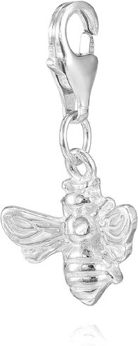 ZooWoo Sterling Silver Honey Bee Charm: Clip-On for Bracelets and Necklaces in Saudi Arabia