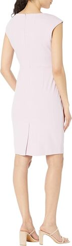 Calvin Klein Short Sheath with Keyhole & Knotted Side Detail Cherry Blossom 10 in Saudi Arabia