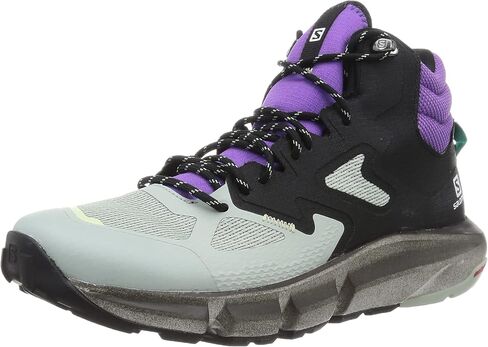 Salomon L4146100012 Predict Hike Mid GTX Black/Aqua Gr 12 Men's in Saudi Arabia