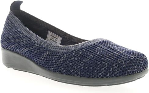 Propet Womens Yen Ballet Flat Flats Casual - Black in Saudi Arabia
