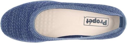 Propet Womens Yen Ballet Flat Flats Casual - Black in Saudi Arabia