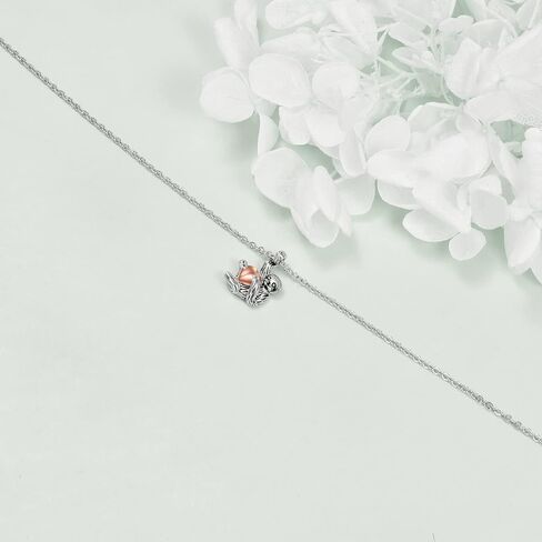 YFN Sloth Gifts 925 فضة استرليني Sloth سوار قلب Sloth Crystal مجوهرات للنساء والفتيات in Kuwait