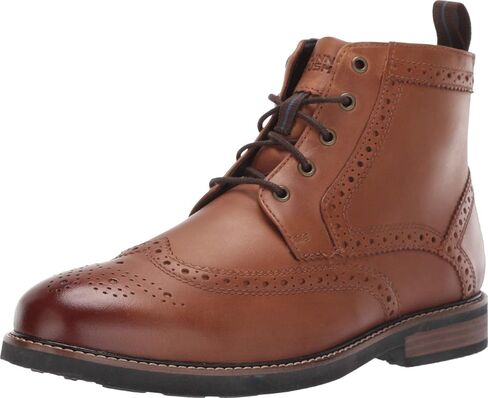 Nunn Bush Men's Odell Wingtip Chukka Boot with KORE Comfort Technology, Tan Crazy Horse, 8.5 X-Wide in Saudi Arabia