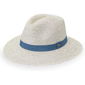 قبعة تشارلي فيدورا النسائية من شركة Wallaroo Hat - حماية من أشعة الشمس بعامل حماية من أشعة الشمس 50+، مقاس قابل للتعبئة وقابل للتعديل لمقاسات التاج المتوسطة