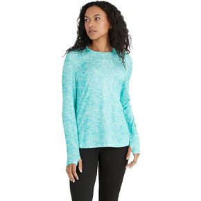 Terramar Women's Ventilator Performance Series Light Weight Long Sleeve Shirt with 4-Way Stretch