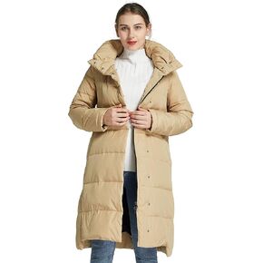 Orolay Women's Hooded Down Jacket Long Winter Coat