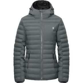 Little Donkey Andy Women's Warm Waterproof Puffer Jacket Hooded Windproof Winter Coat with Recycled Insulation in Saudi Arabia