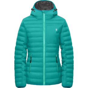 Little Donkey Andy Women's Warm Waterproof Puffer Jacket Hooded Windproof Winter Coat with Recycled Insulation in Saudi Arabia
