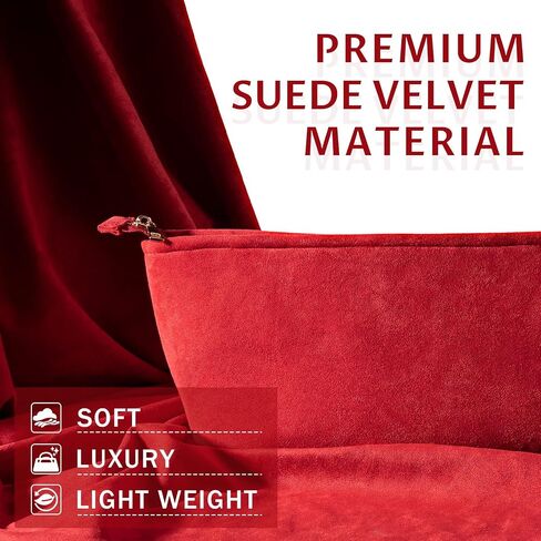 GoTiling Purse Organizer Insert For Handbags, Suede Velvet Handbag Organizer Insert with Zipper, Medium Tote Bag Organizer Insert with 11 Pockets, Bag Tote Shaper fit Neverful MM, Red in Saudi Arabia