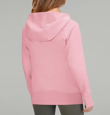 بلوفر rrhss للفتيات بغطاء للرأس وأكمام طويلة وفتحة إبهام مع جيوب للأعمار من 5 إلى 14 عامًا in Kuwait