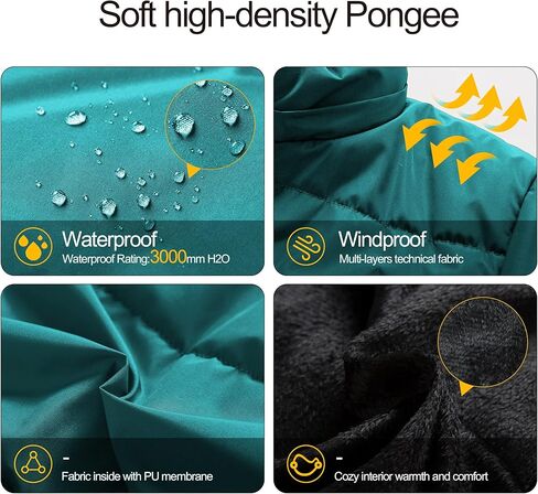 Chrisuno Women's Winter Warm Coats Puffer Jacket Long Drawstring Waterproof Snow Parka With Removable Faux Fur Trim Hood in Kuwait