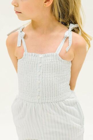 Hope & Henry Girls' Bow Front Wide Leg Jumpsuit in Saudi Arabia