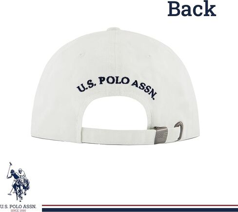 U.S. Polo Assn. Small Polo Pony Logo Baseball Hat, 100% Cotton, Adjustable Cap in Kuwait