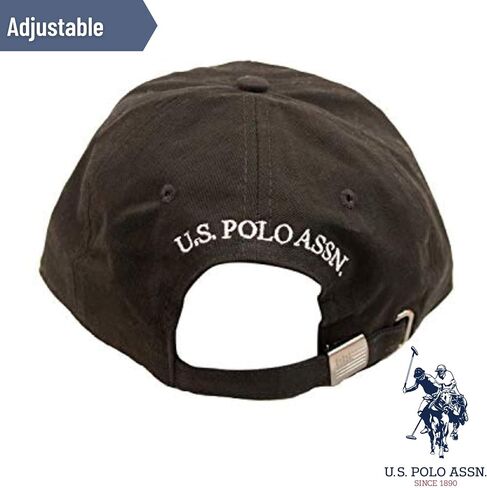 U.S. Polo Assn. Small Polo Pony Logo Baseball Hat, 100% Cotton, Adjustable Cap in Saudi Arabia