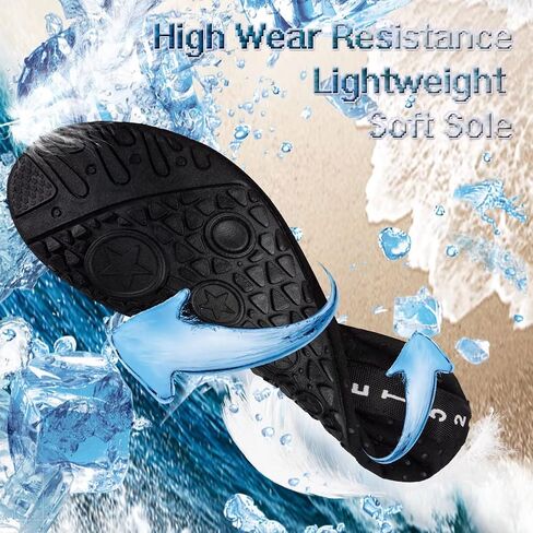 YALOX Water Shoes Women's Men's Outdoor Beach Swimming Aqua Socks Quick-Dry Barefoot Shoes Surfing Yoga Pool Exercise in Saudi Arabia