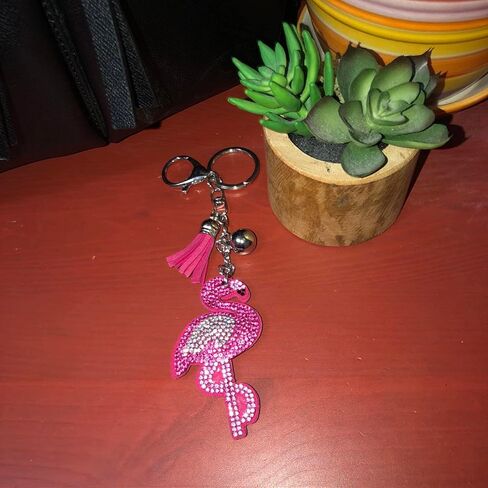 Popfizzy Rhinestone Keychains for Women, Bling Purse Charms, Birthday Gifts for Her, Backpack Key Chains, Handmade Bag Charms in Kuwait