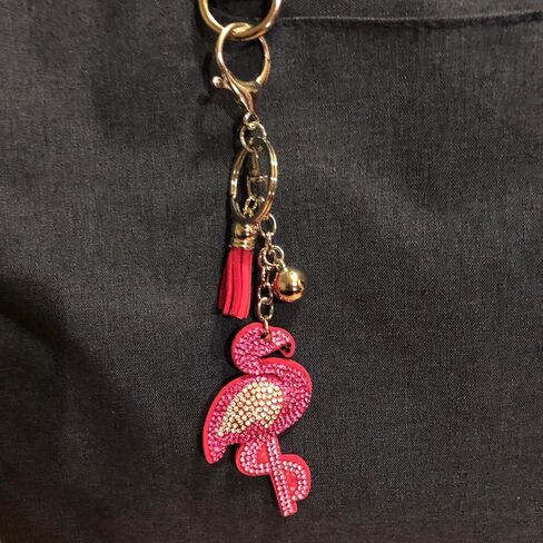Popfizzy Rhinestone Keychains for Women, Bling Purse Charms, Birthday Gifts for Her, Backpack Key Chains, Handmade Bag Charms in Kuwait