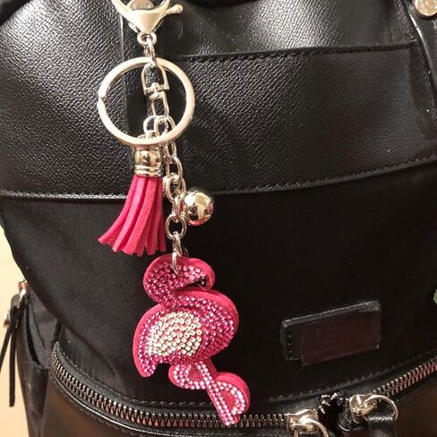 Popfizzy Rhinestone Keychains for Women, Bling Purse Charms, Birthday Gifts for Her, Backpack Key Chains, Handmade Bag Charms in Kuwait