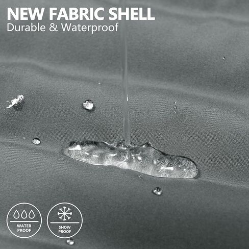 سترة نسائية منتفخة دافئة مقاومة للماء من Little Donkey Andy، معطف شتوي مقاوم للرياح مع عزل معاد تدويره in Kuwait