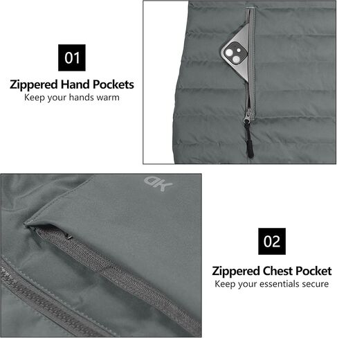 سترة نسائية منتفخة دافئة مقاومة للماء من Little Donkey Andy، معطف شتوي مقاوم للرياح مع عزل معاد تدويره in Kuwait