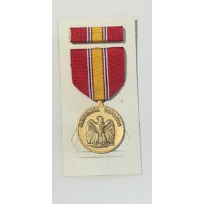 US Military National Defense Service Medal Set with Ribbon NSN 8455-00-281-3214 in Saudi Arabia