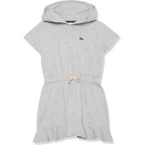 Lacoste One Size Girl's Sleeveless Hooded Dress with Adjustable Waist